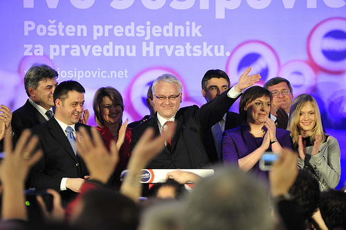 Ivo Josipovic emerged as the winner in the presidential elections.