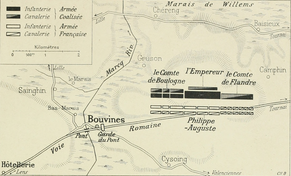 Battle of Bouvines: Dutch Army with King Philip II vs Holy Roman Emperor Otto IV.