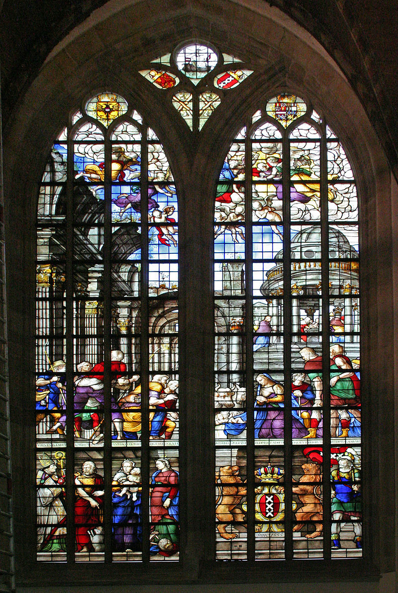 Construction finished of Amsterdam's Oude Kerk, one of the city's oldest landmarks.