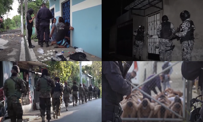 Government crackdown on criminal gangs with state of emergency declared in El Salvador.