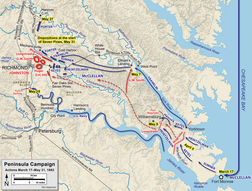 Army of the Peninsula Merged into Army of Northern Virginia