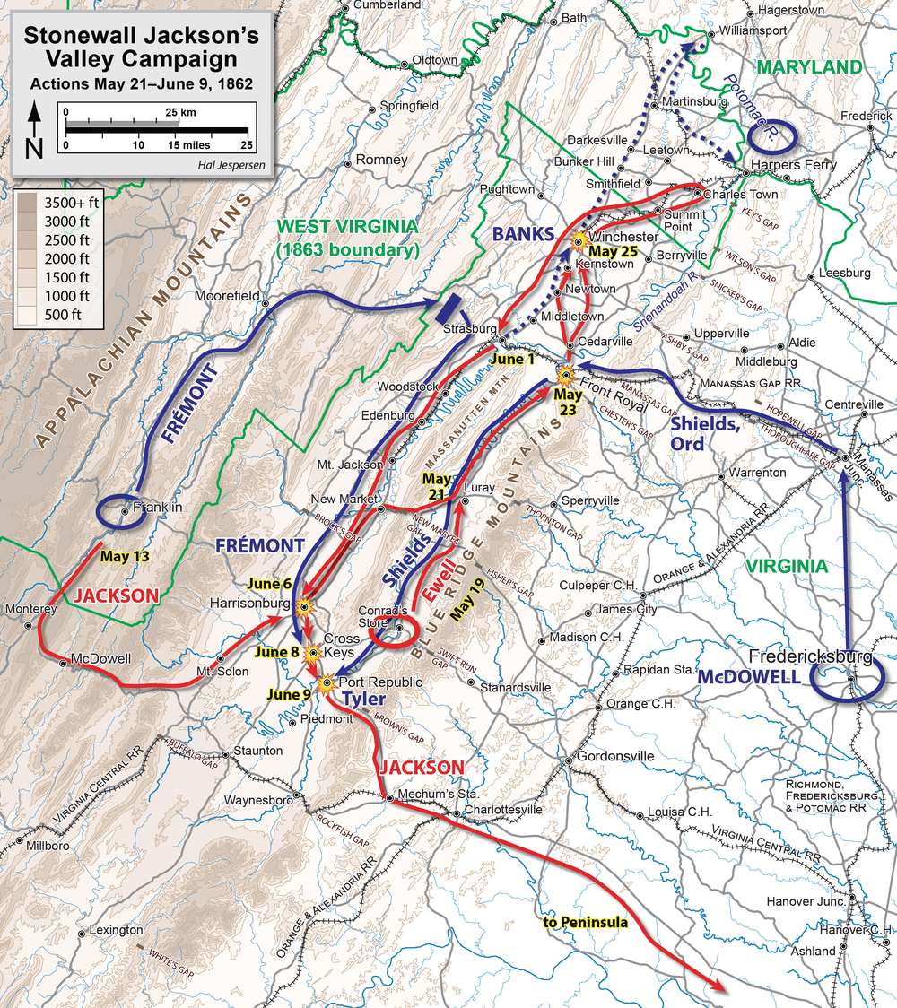 Stonewall Jackson's Victory Over McClellan