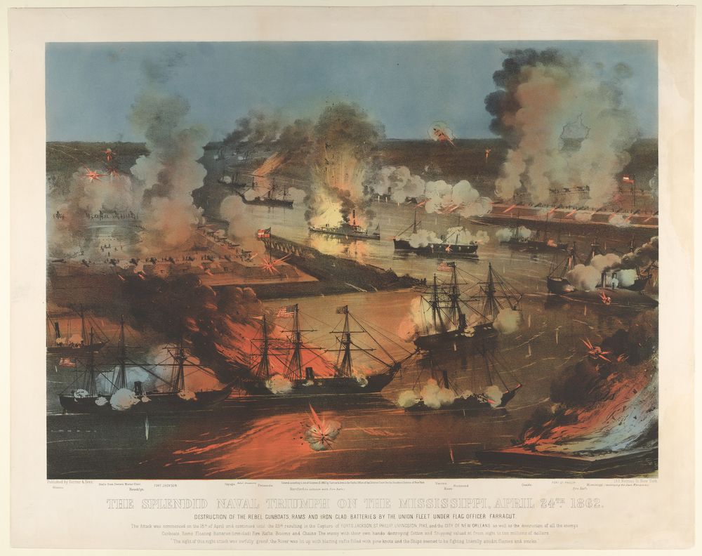 Union Navy Captures New Orleans