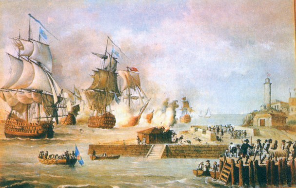 British forces attack Cartagena during Battle of Cartagena de Indias
