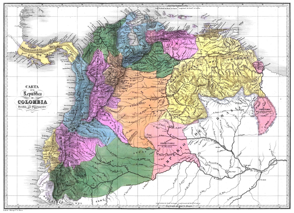Dissolution of Gran Colombia into Separate Nations