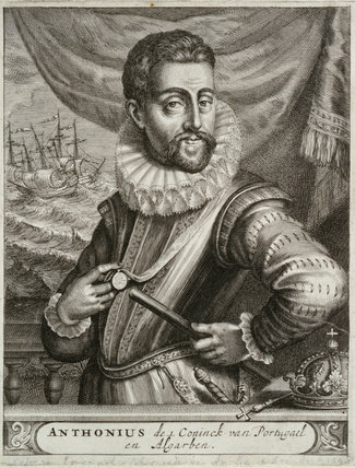 António, Prior of Crato, sold exclusive trade rights on the Gambia River to English merchants