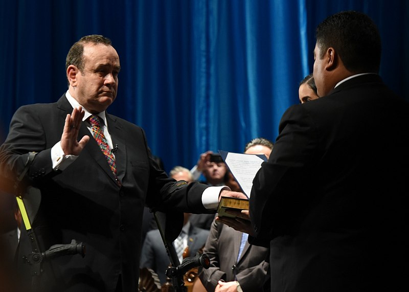Alejandro Giammattei Takes Oath as President of Guatemala
