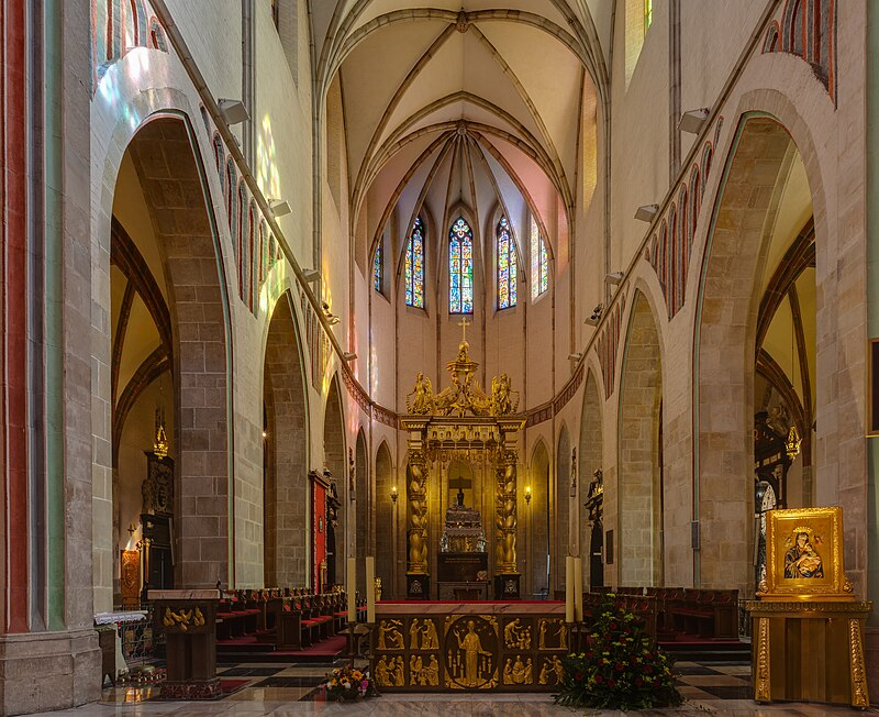Ancient Gniezno Cathedral, oldest brick church, symbol of architectural history and religious significance.