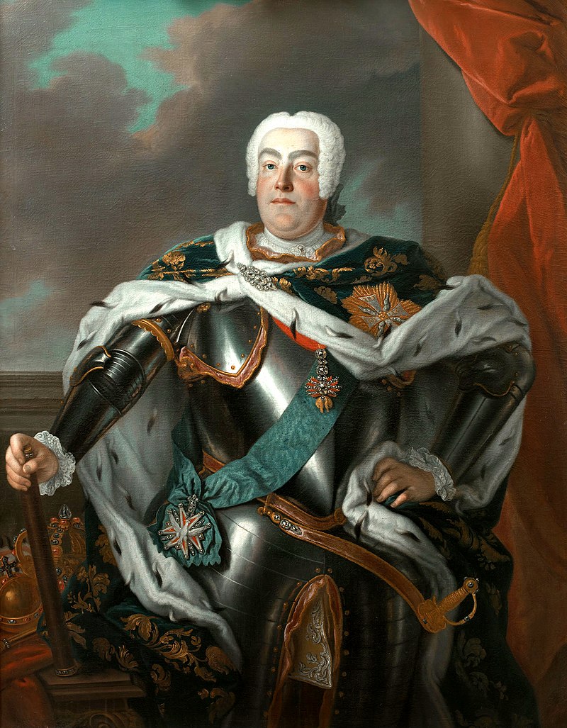 Coronation of Augustus III as King, marking royal ascent and historical significance.