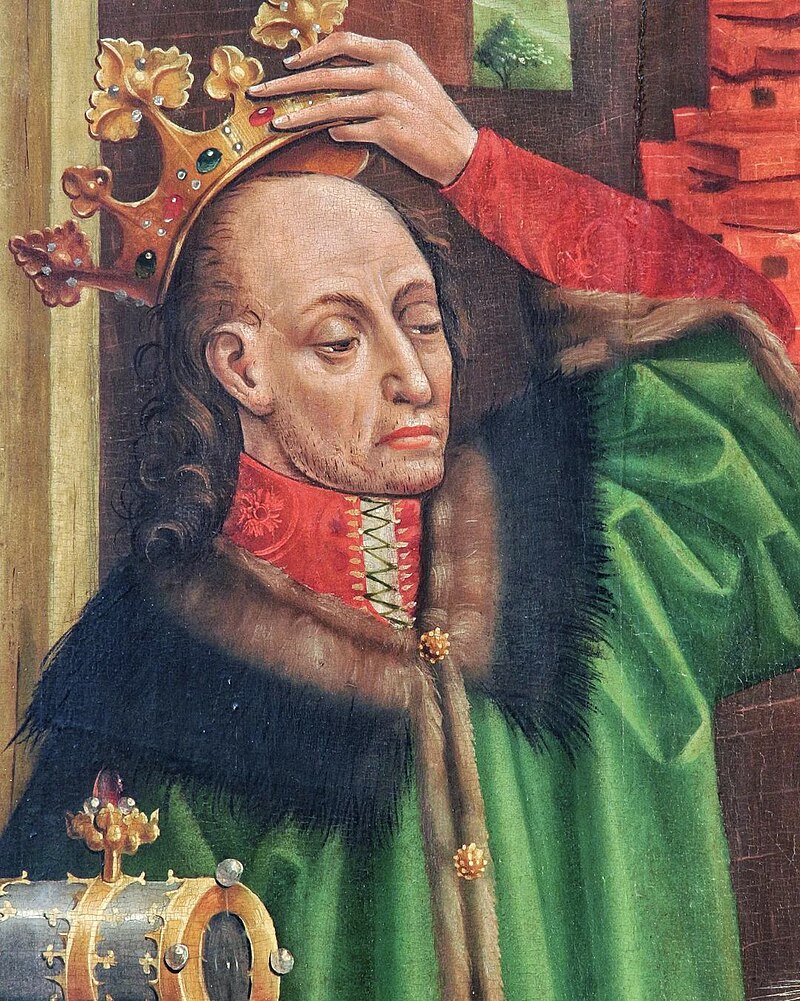 King Władysław II Jagiełło's coronation as a significant royal event in Polish history.