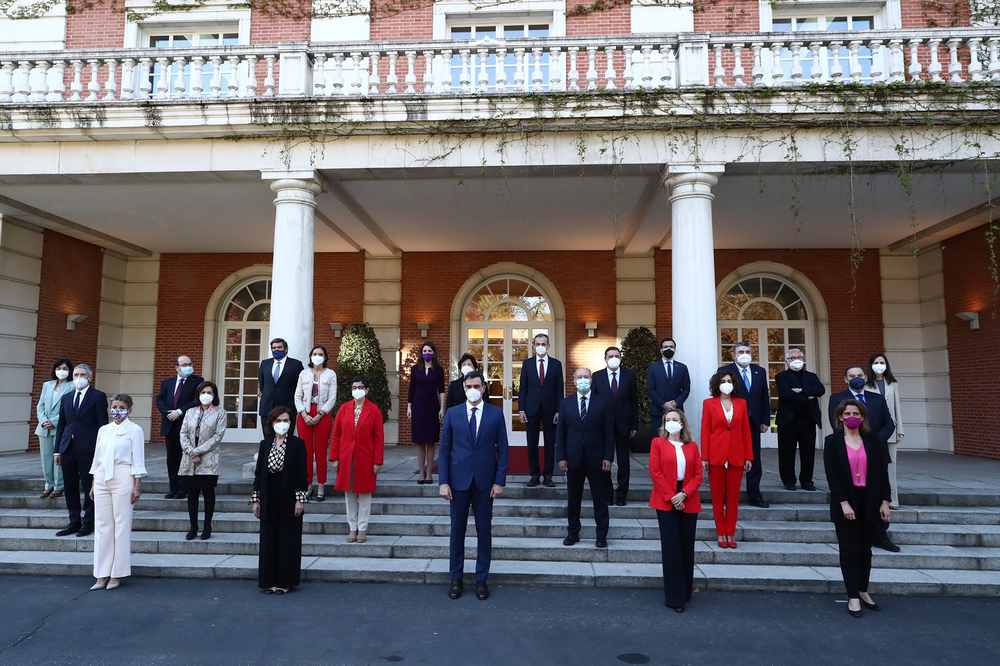 The Sánchez II Government is the first nationwide coalition government in Spain since the Second Spanish Republic.
