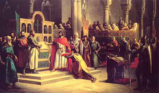 Sancho the Strong defeated and captured Alfonso the Brave, who was later released and exiled.