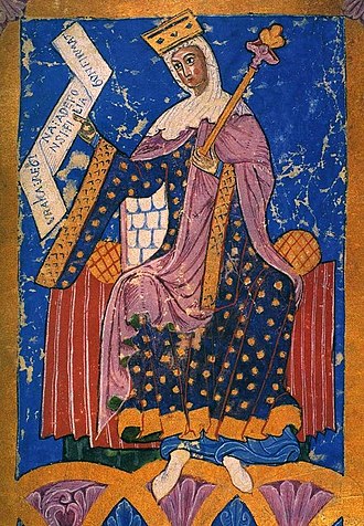 Urraca the Restless died in childbirth, and her son Alfonso VII became king of Castile and León.
