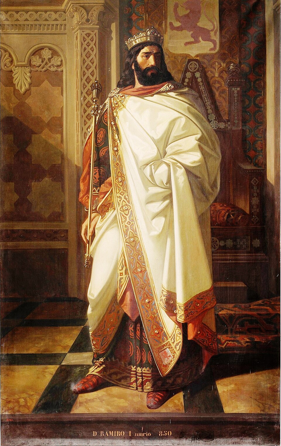 Ramiro was buried in the Pantheon of Asturian Kings in Oviedo, and was succeeded by his son Ordoño I.