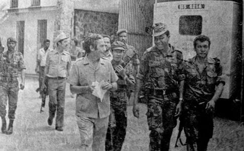 An Army mutiny threatened the stability of the nation