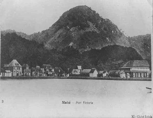 L'Établissement, the capital of Seychelles, renamed to Victoria by the British