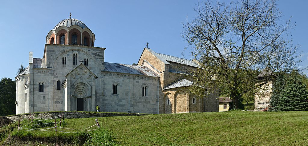 Foundation of Studenica Monastery by Grand Prince Stefan Nemanja
