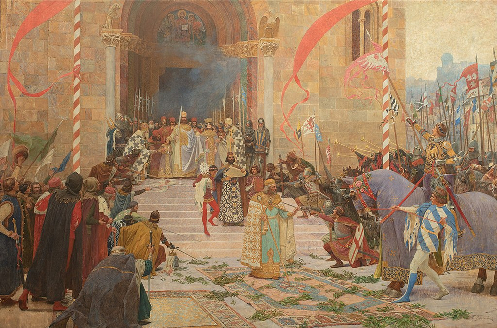 Emperor Stefan Uroš IV Dušan's comprehensive legal system, Dušan's Code.