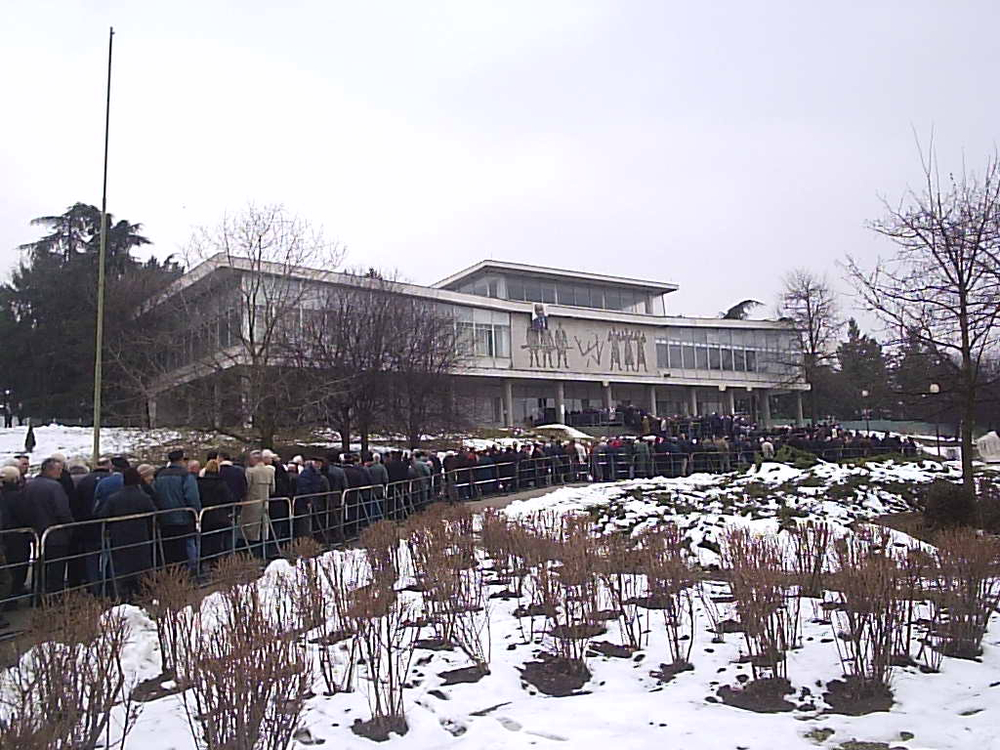 State funeral for Slobodan Milosevic.