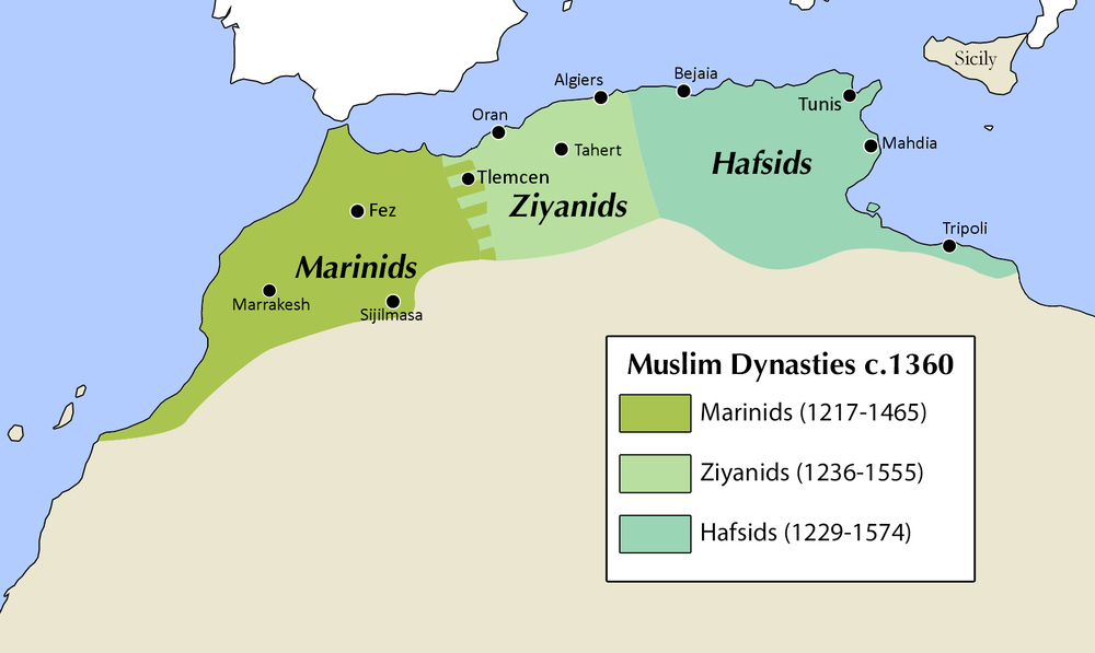 Merinids liberate Tripoli from Arghun dynasty