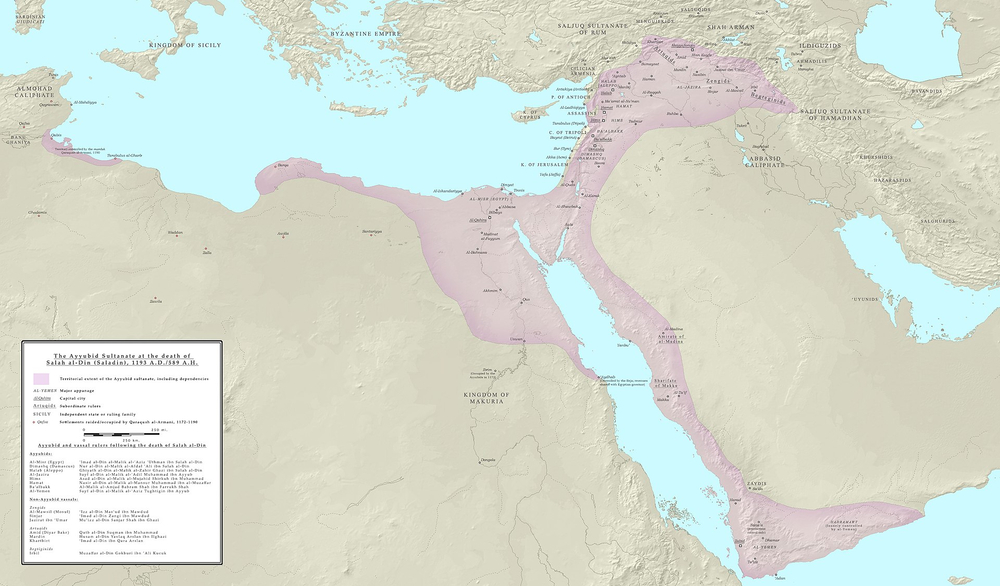 Ayyubid Rule Begins: Region Reconquered from Normans