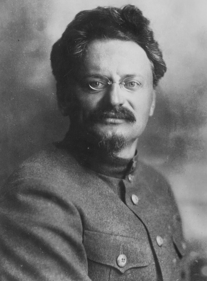 Leon Trotsky announces exit from World War I