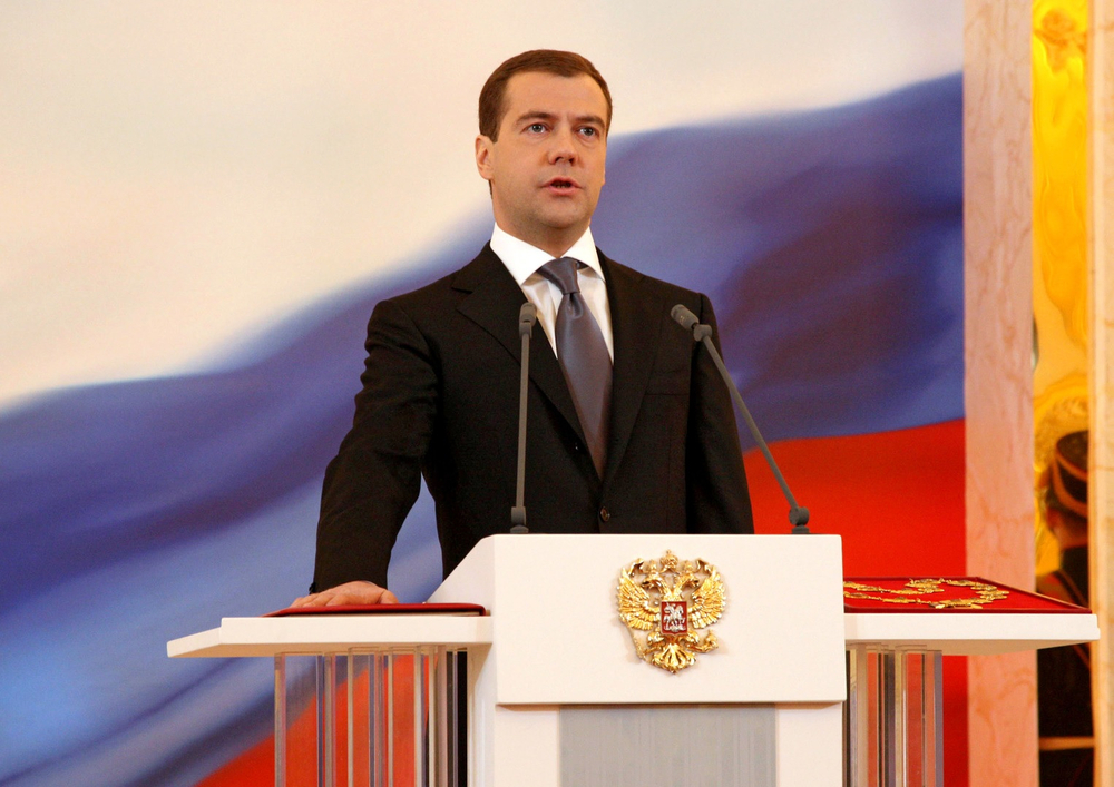 Dmitry Medvedev Sworn In as 3rd President of Russia