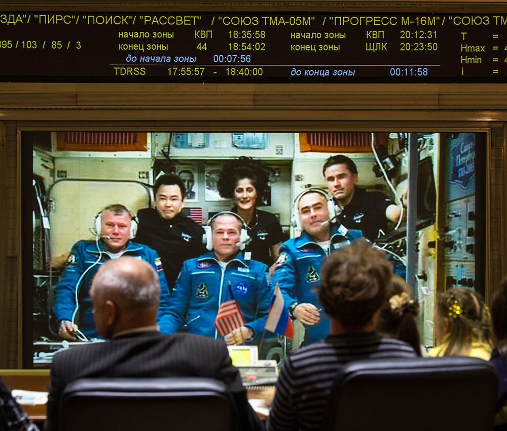 Soyuz Rocket Launches International Team to Space Station
