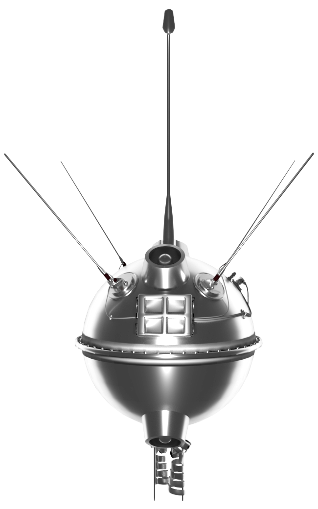 Soviet Pennants Dropped on Moon by Luna-2