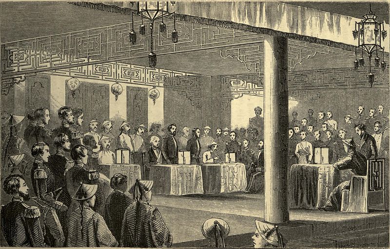 Treaty of Tientsin ignites Second Opium War