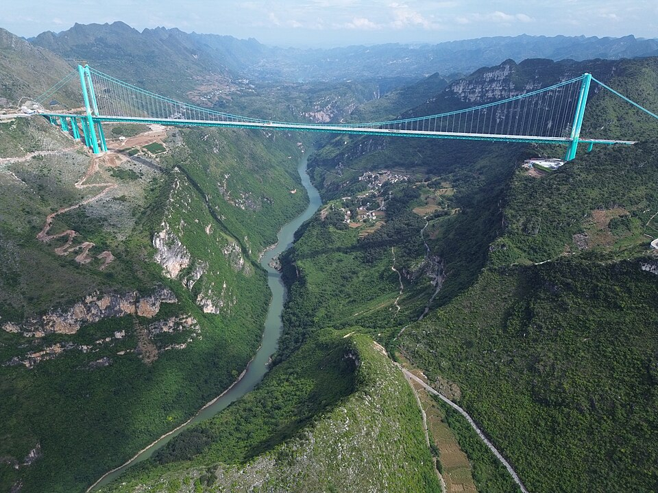World's Highest Bridge Opens in Guizhou