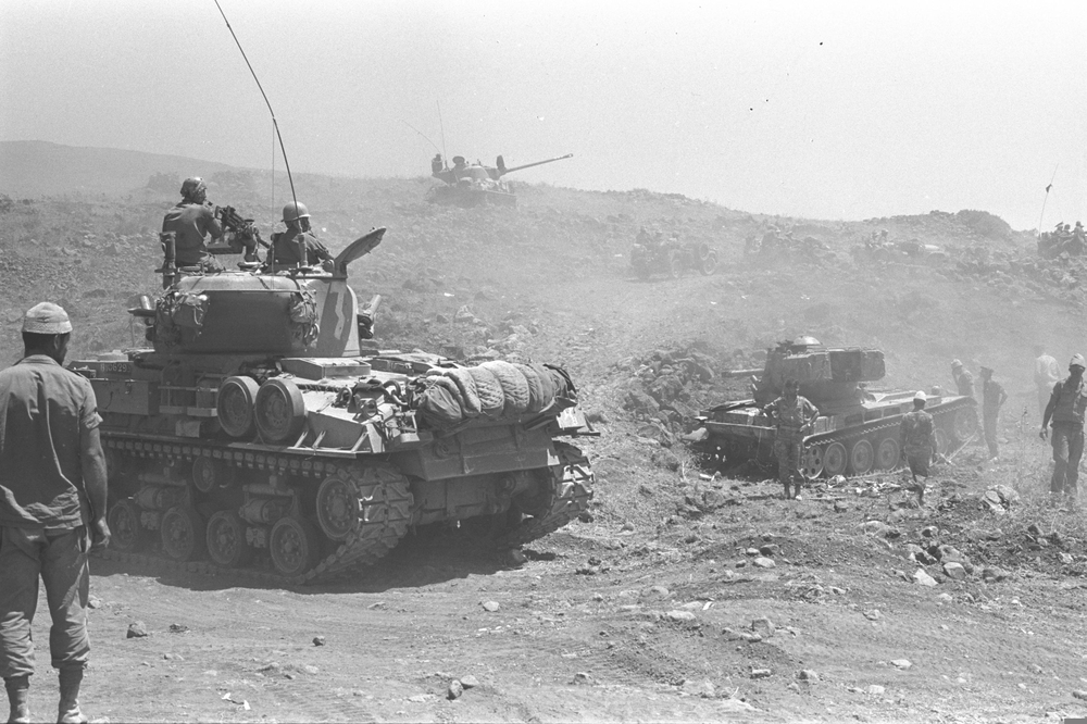 Conflict between Israel and Syria escalates, resulting in a six-day war.