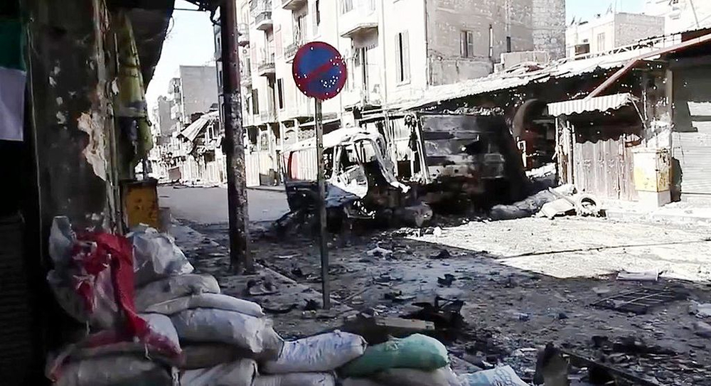 A major battleground in the Syrian conflict is successfully captured by opposition forces.