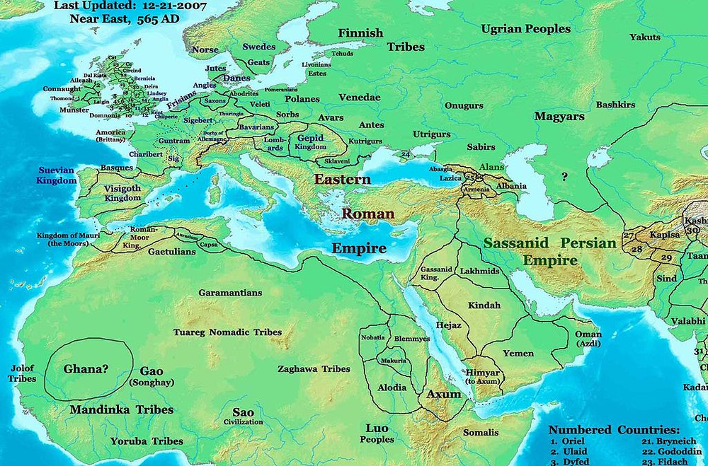 The Ghassanids: Arab Christians in Alliance with Eastern Roman Empire.