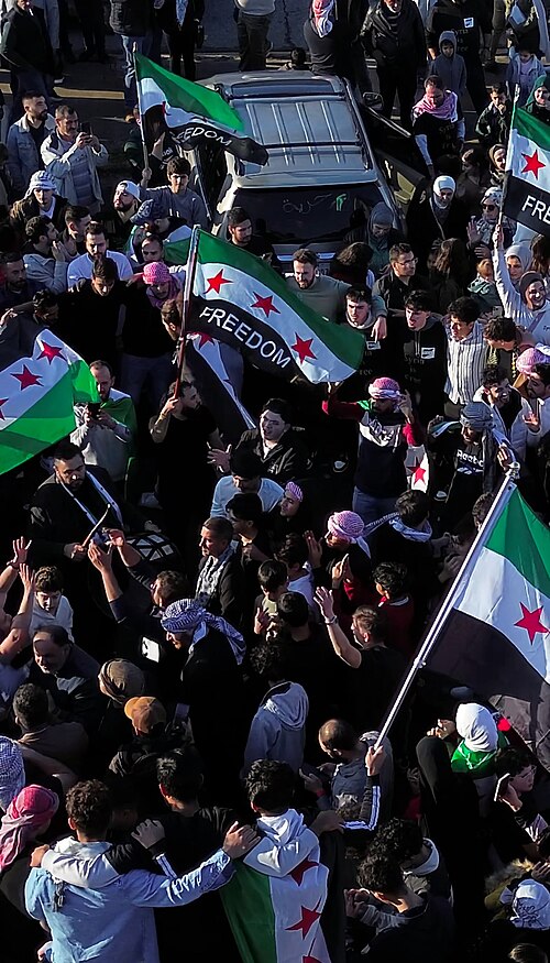 Opposition forces topple Bashar al-Assad’s government as celebrations sweep Syria, including Homs