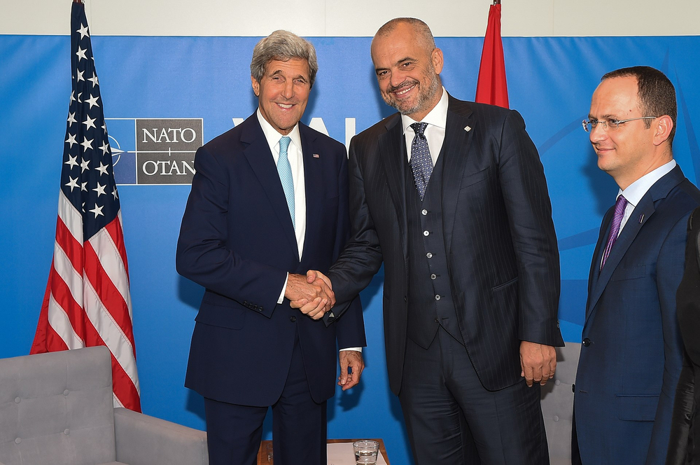 Albania joins NATO, enhancing security and cooperation with allied nations.