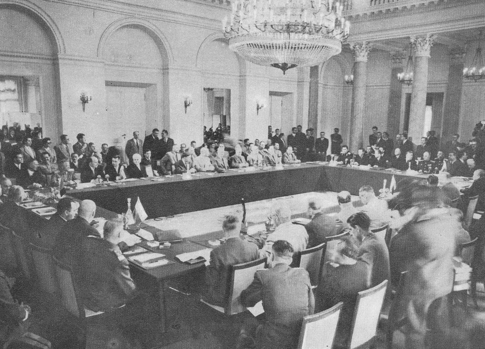 Albania joins Warsaw Pact as a founding member, solidifying alliances during Cold War.