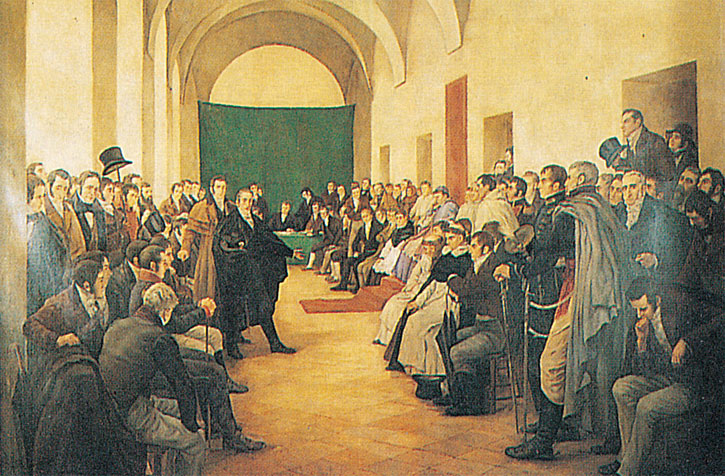 Argentina declares independence from Spain in 1816.