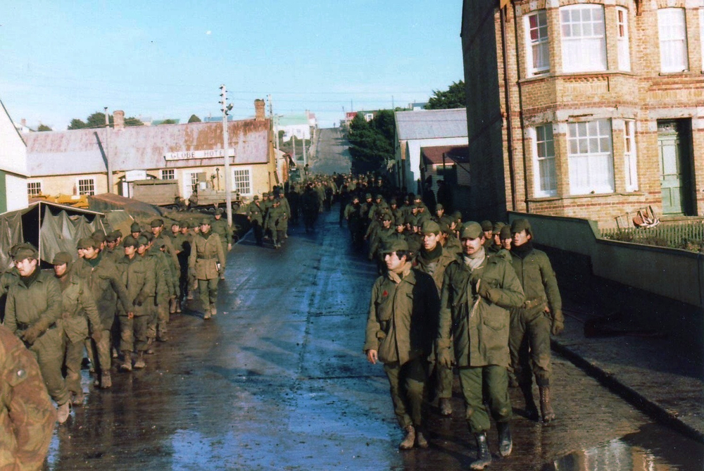 Falklands War: Conflict between UK and Argentina commences with territorial dispute over South Atlantic islands.