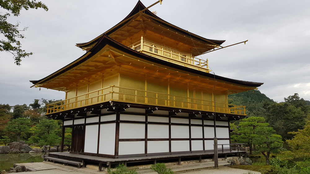 Completion of the Golden Pavilion at Kinkaku-ji