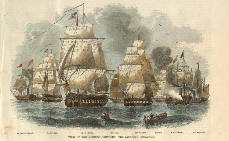 Russian Fleet Arrival in Nagasaki