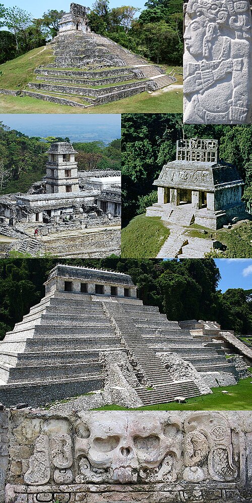 The Maya city of Palenque is abandoned.