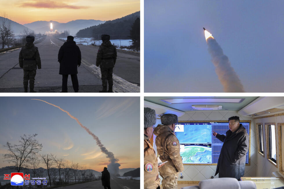 Kim Jong Un oversees hypersonic missile launching drill; missiles fly ~1,000 km into the East Sea