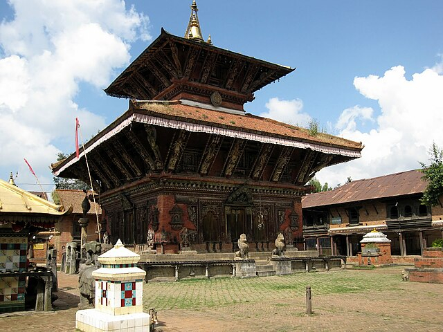 Ancient temple's construction: an architectural marvel stands the test of time