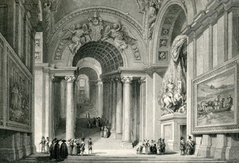 Inauguration of Vatican's Scala Regia.