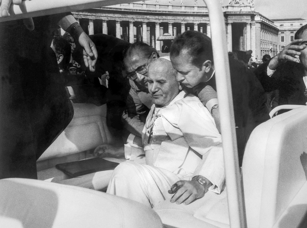 Assassination Attempt on Pope John Paul II in St. Peter's Square.
