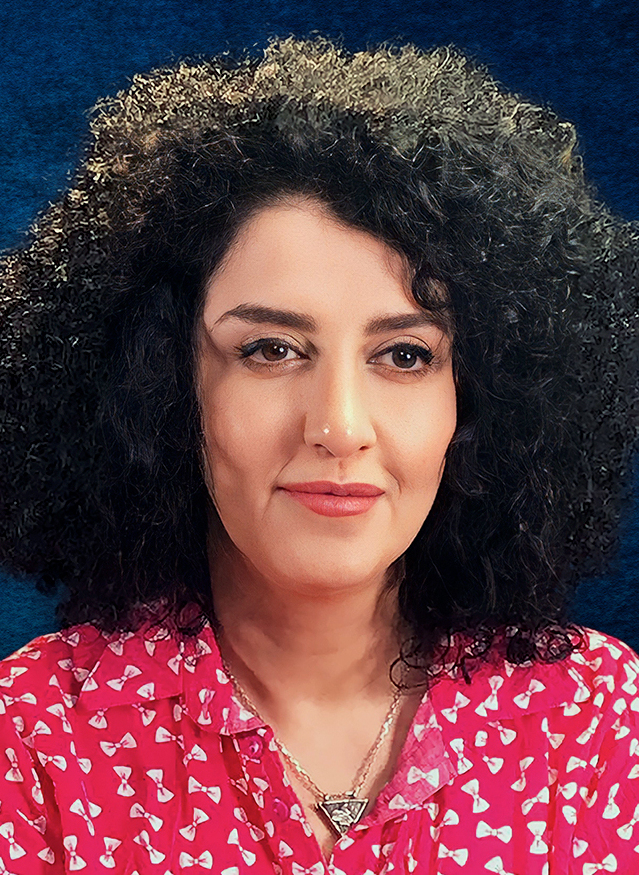 Narges Mohammadi awarded Nobel Peace Prize for human rights advocacy in Iran.