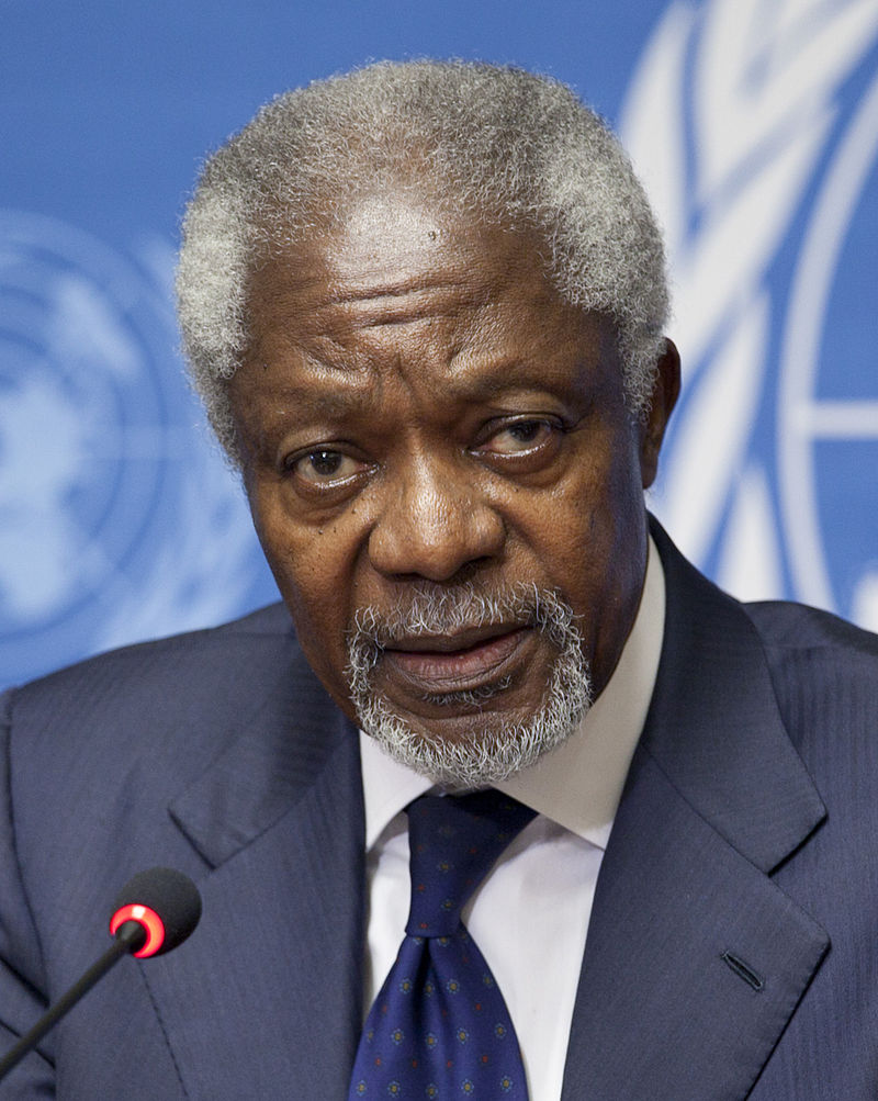 Nobel Peace Prize for UN & Kofi Annan's Leadership in Global Peace and Cooperation.