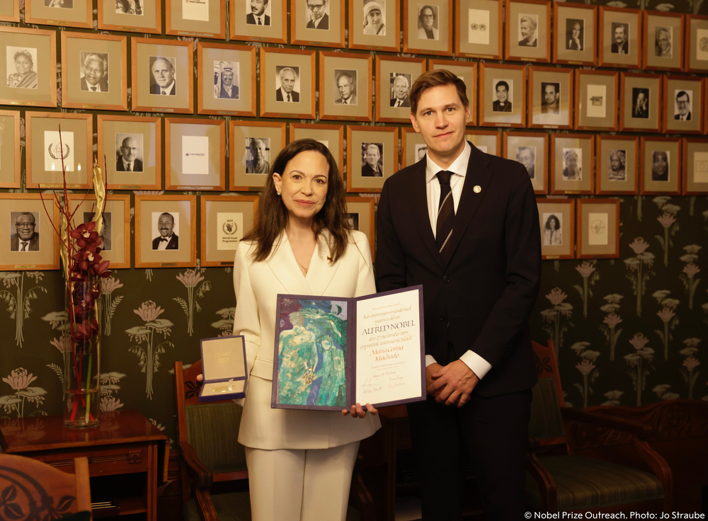 María Corina Machado wins the 2025 Nobel Peace Prize
