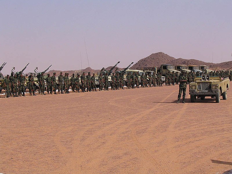 Sahara Conflict: Battles between Morocco and Algeria.